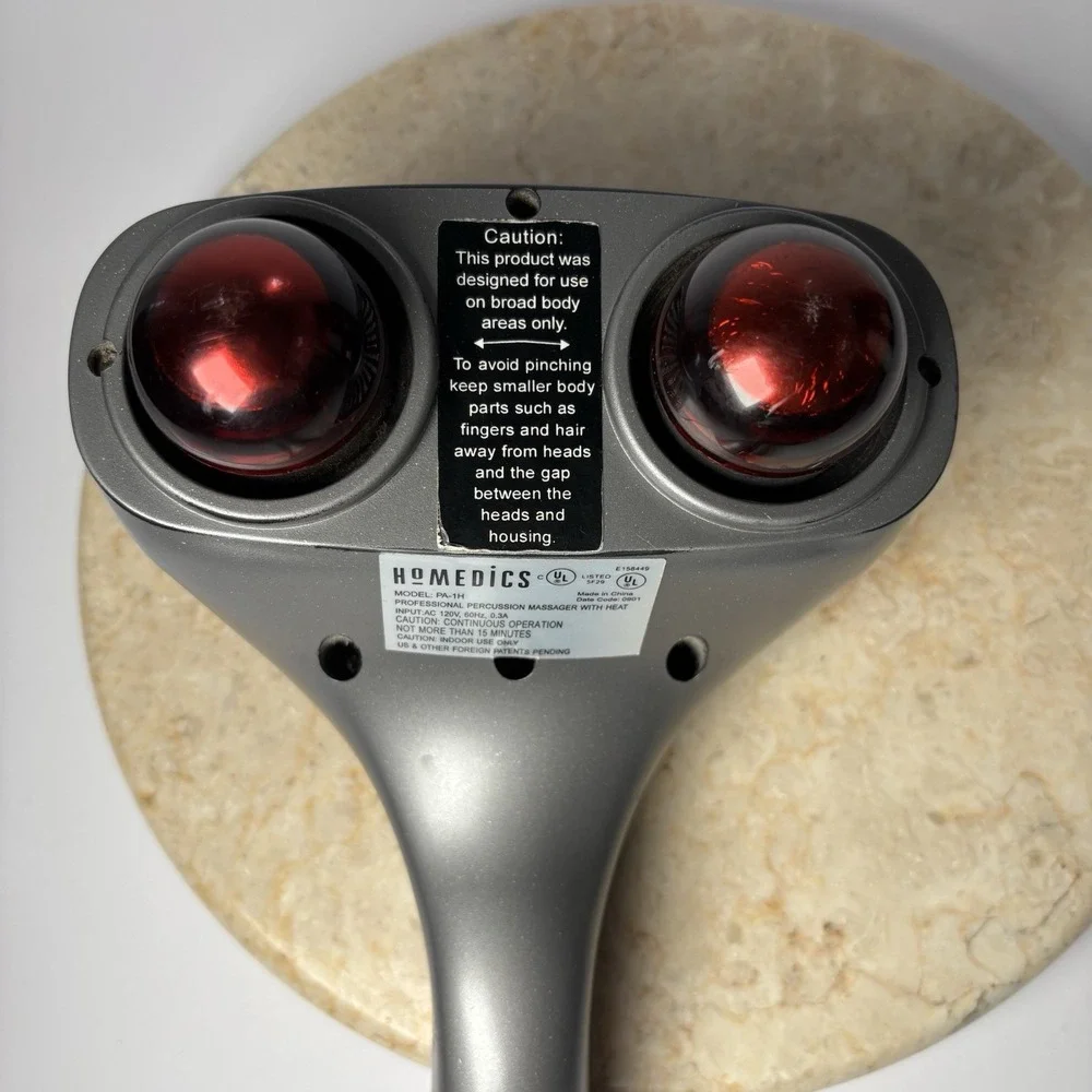 Homedics PA-1H Professional‎ Percussion Massager w/ Heat Handheld Variable Speed